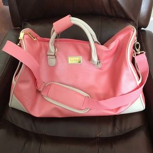 Nicole Miller duffle bag/Tote - Pink - very clean!